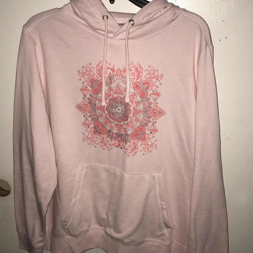Light pink Mandala hoodie